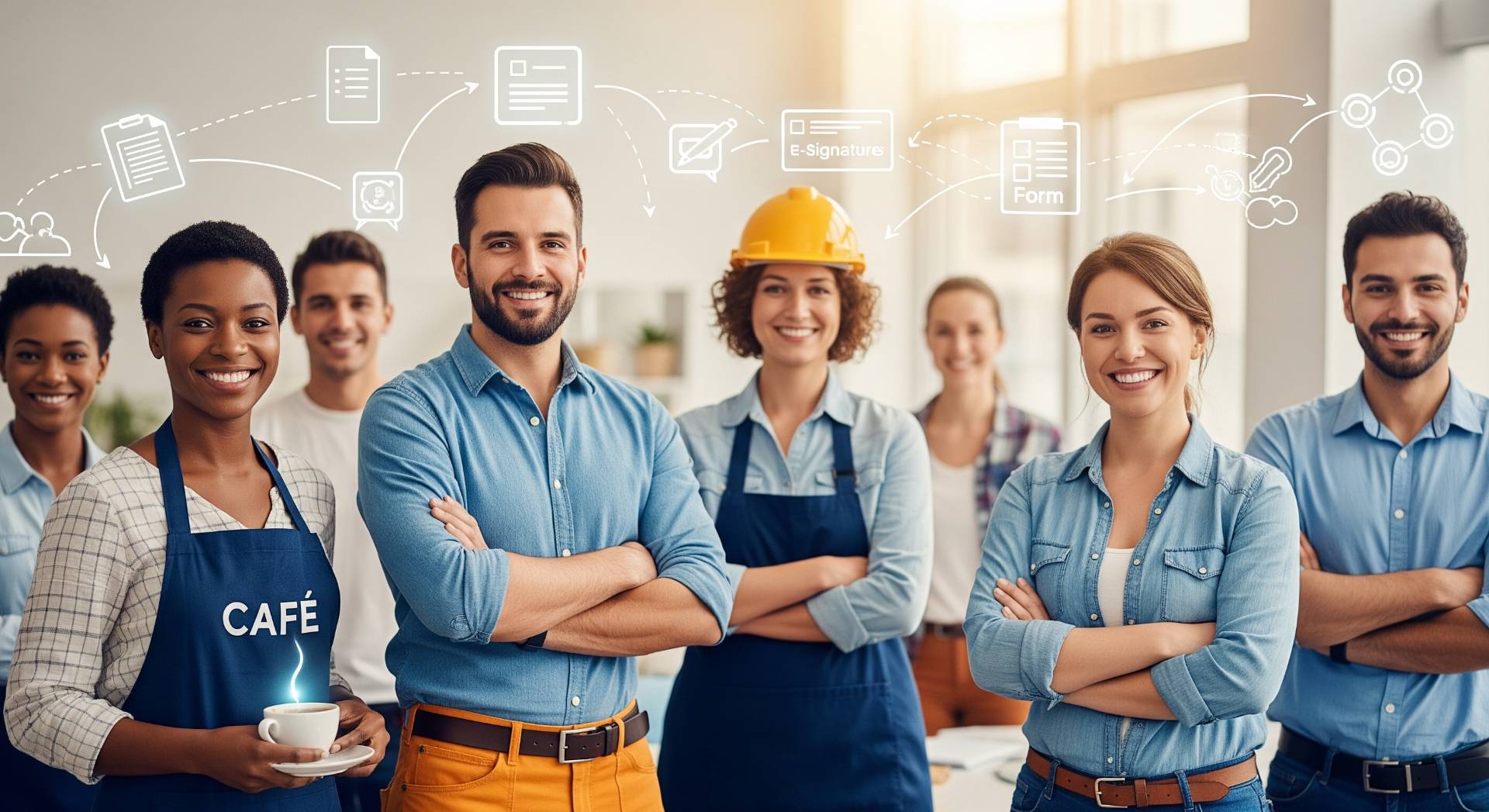 Diverse SMB owners streamlining workflows with FillFaster