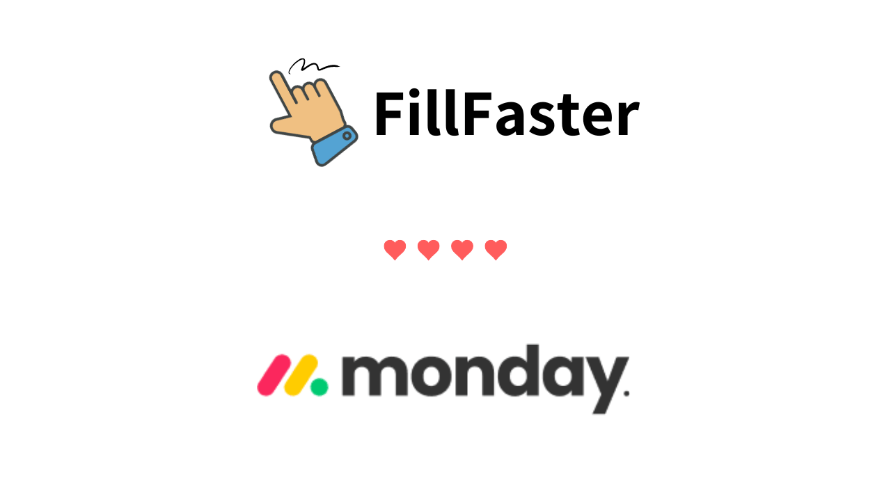 אינטגרציה בין monday.com ל-FillFaster